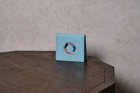 紙造輕便錢包plus - 寶石款 - babyblue