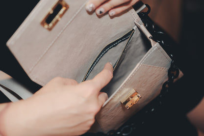 illusion bag - sliver