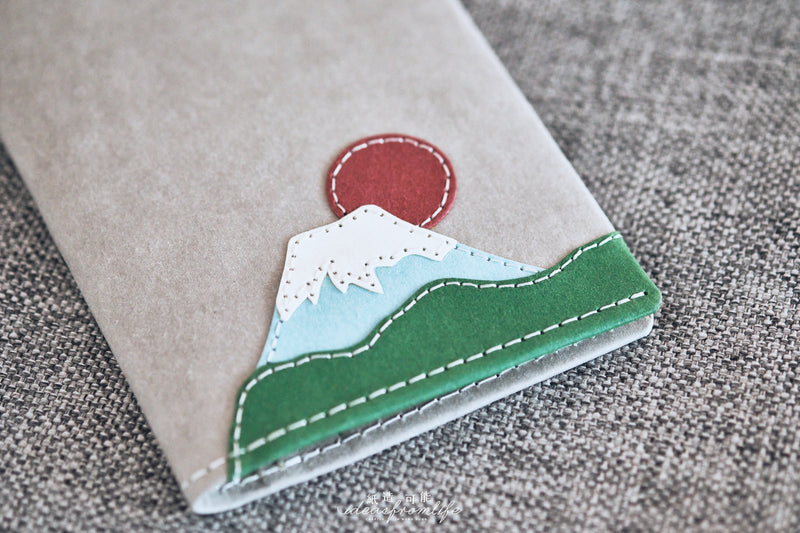 紙造富士山護照套